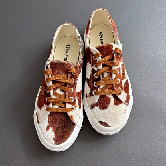 Superga Other - SUPERGA Classic 2750 Cow Print Animal Pattern Men's Sneaker NWOT Unisex 6M‎